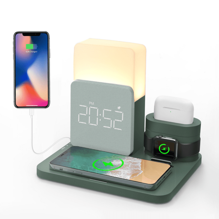 Read more about the article Multifunctional Fast Charging LED Lamp Bedside Alarm Clock