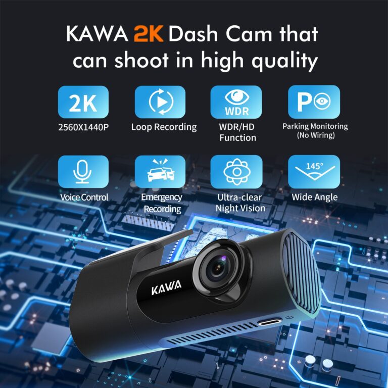 Read more about the article Kawa Car DVR D6 Dash Cam for Car 1440P Video Recorder